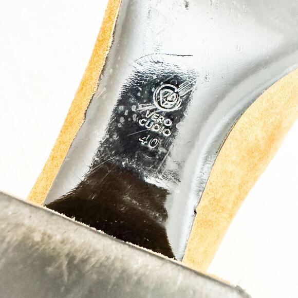 Phillip Lim 3.1 Suede Mule Tan Color Open Toe SHE6-T190CFU  Size 40 - Picture 4 of 6